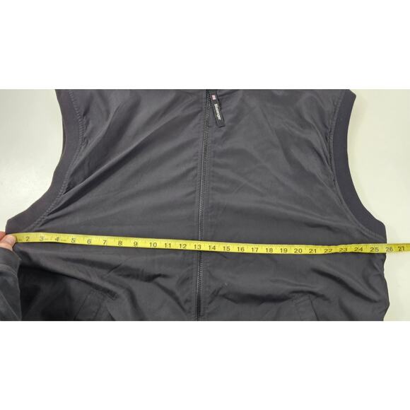 Slazenger reversible fleece windbreaker pocket golf vest winter XL black warm - Picture 6 of 8